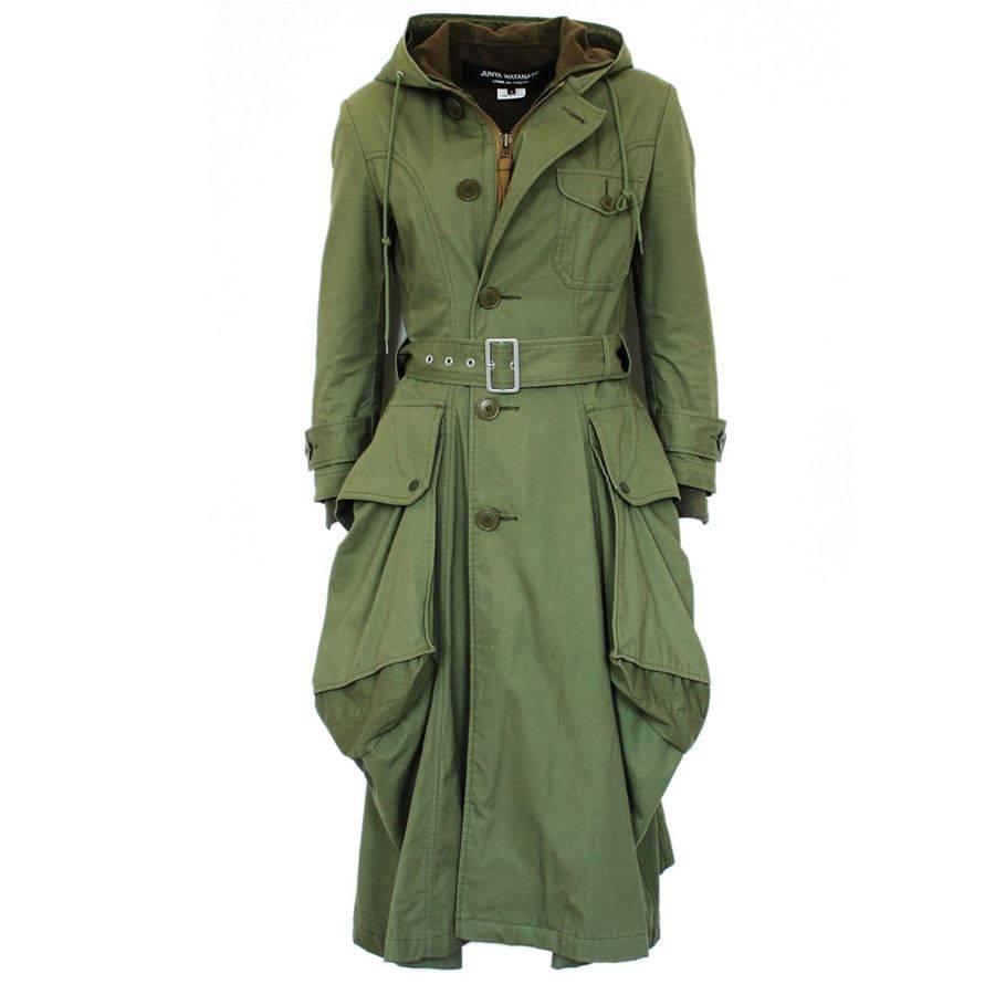 Junya Watanabe  Green Overcoat S