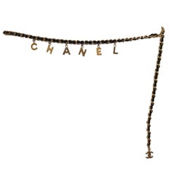 2007 Chanel Chain Letters Belt