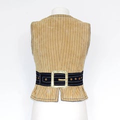 Unique Roberto Cavalli Suede Vest