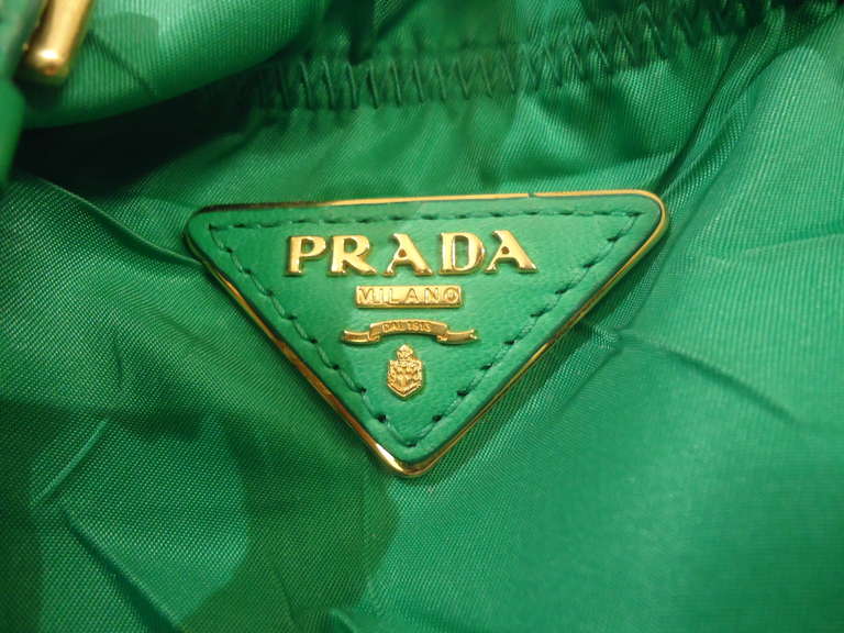 Women's Prada Textile and Leather Handbag