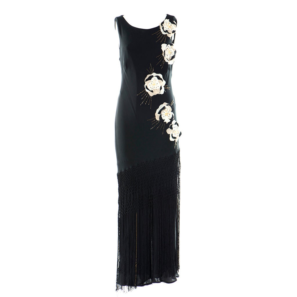 Gianfranco Ferré Forma Black Silk Dress