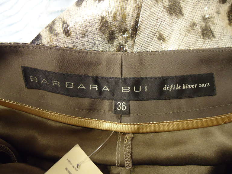 2012 Barbara Bui Spotted Silk Pants 1