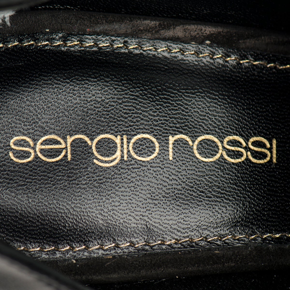 Sergio Rossi Black Leather Décolleté Open Toe 2