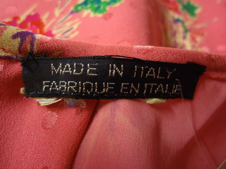 1990s Emanuel Ungaro Parallèle Paris Silk Skirt Suit 3