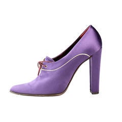 Louis Vuitton Violet Laced Shoe
