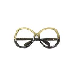 Vintage 1970s Christian Dior Green Eyewear Frame
