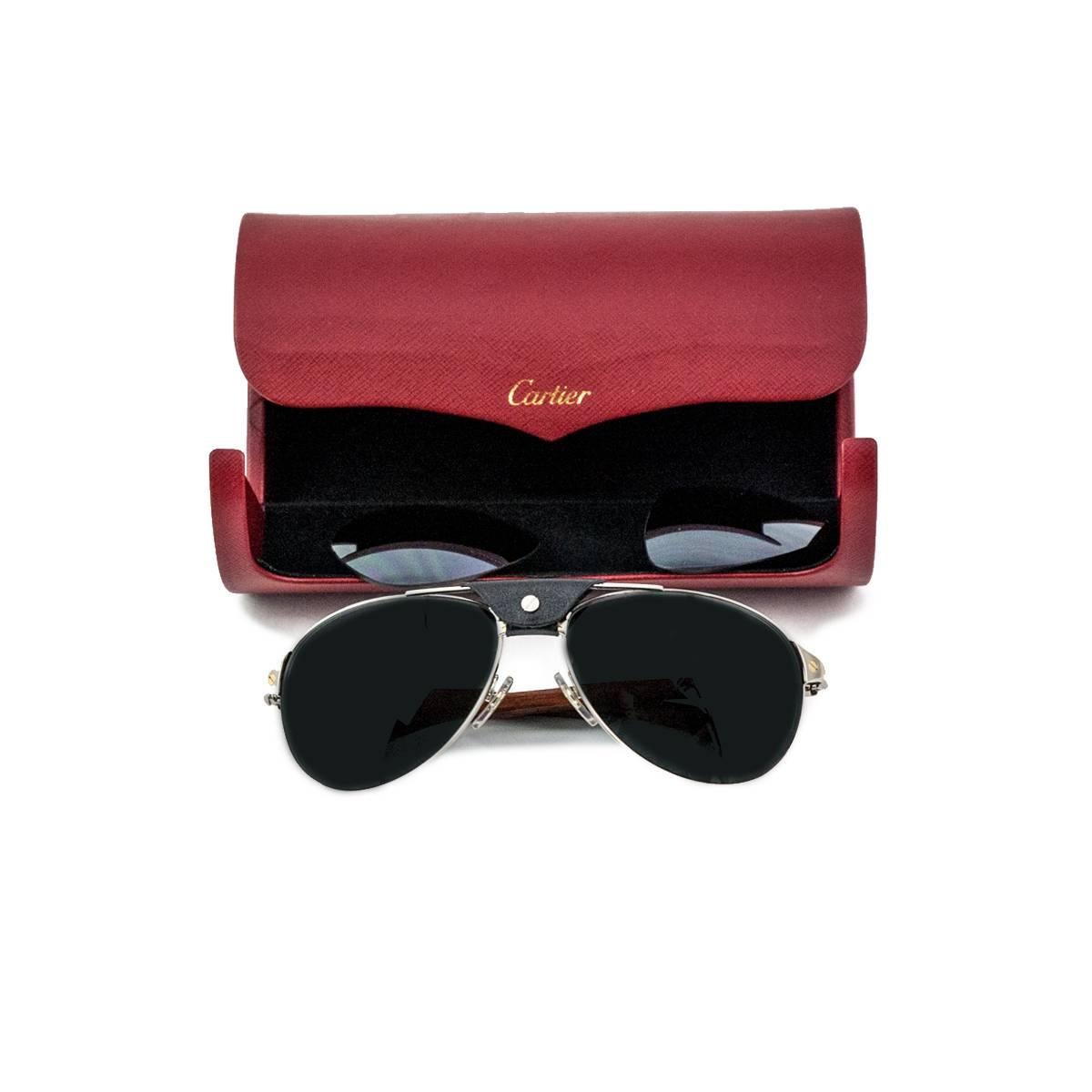 Cartier Santos Dumont Aviator-Sonnenbrille 2
