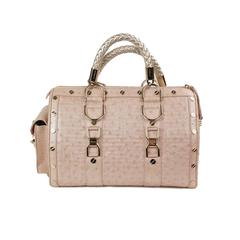 Gianni Versace Couture Powder Pink Ostrich Bag