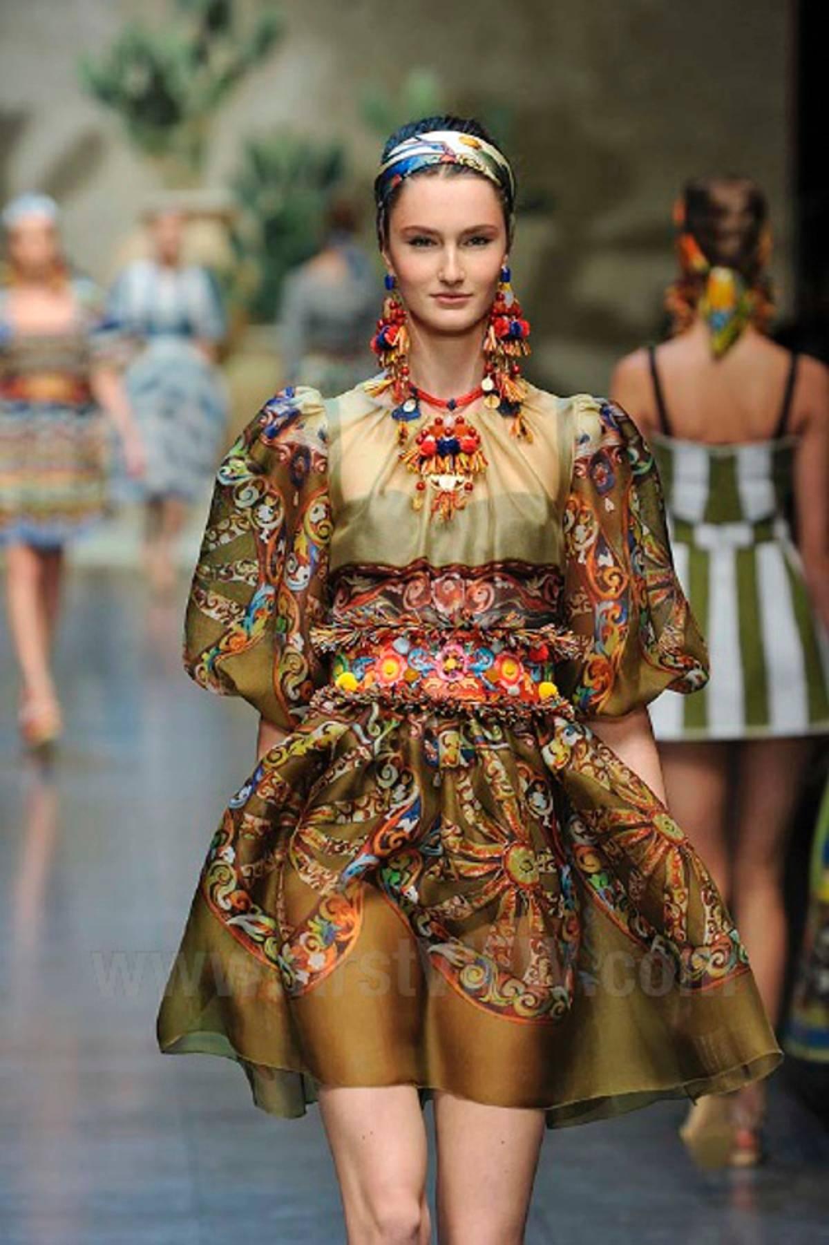 2013 Dolce & Gabbana Défilé Dress 1