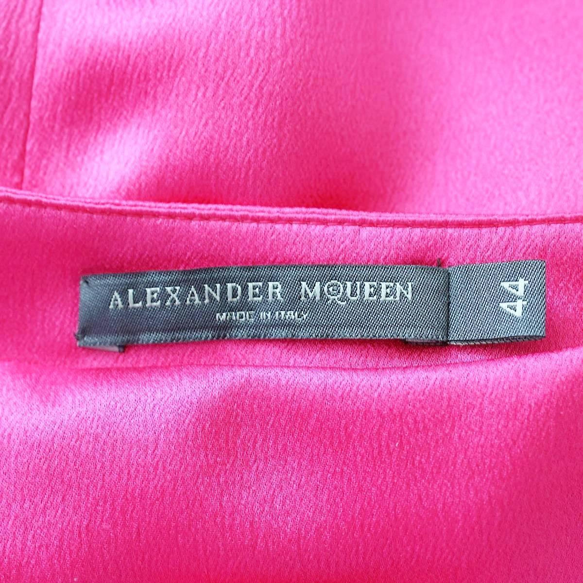 2008 Alexander McQueen Silk Dress In Excellent Condition In Gazzaniga (BG), IT