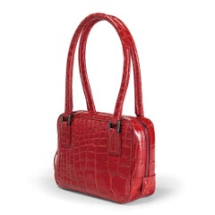 Giorgio Armani Krokodil-Handtasche, Größe Einzigartig