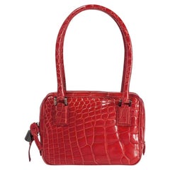 Giorgio Armani Krokodil-Handtasche, Größe Einzigartig