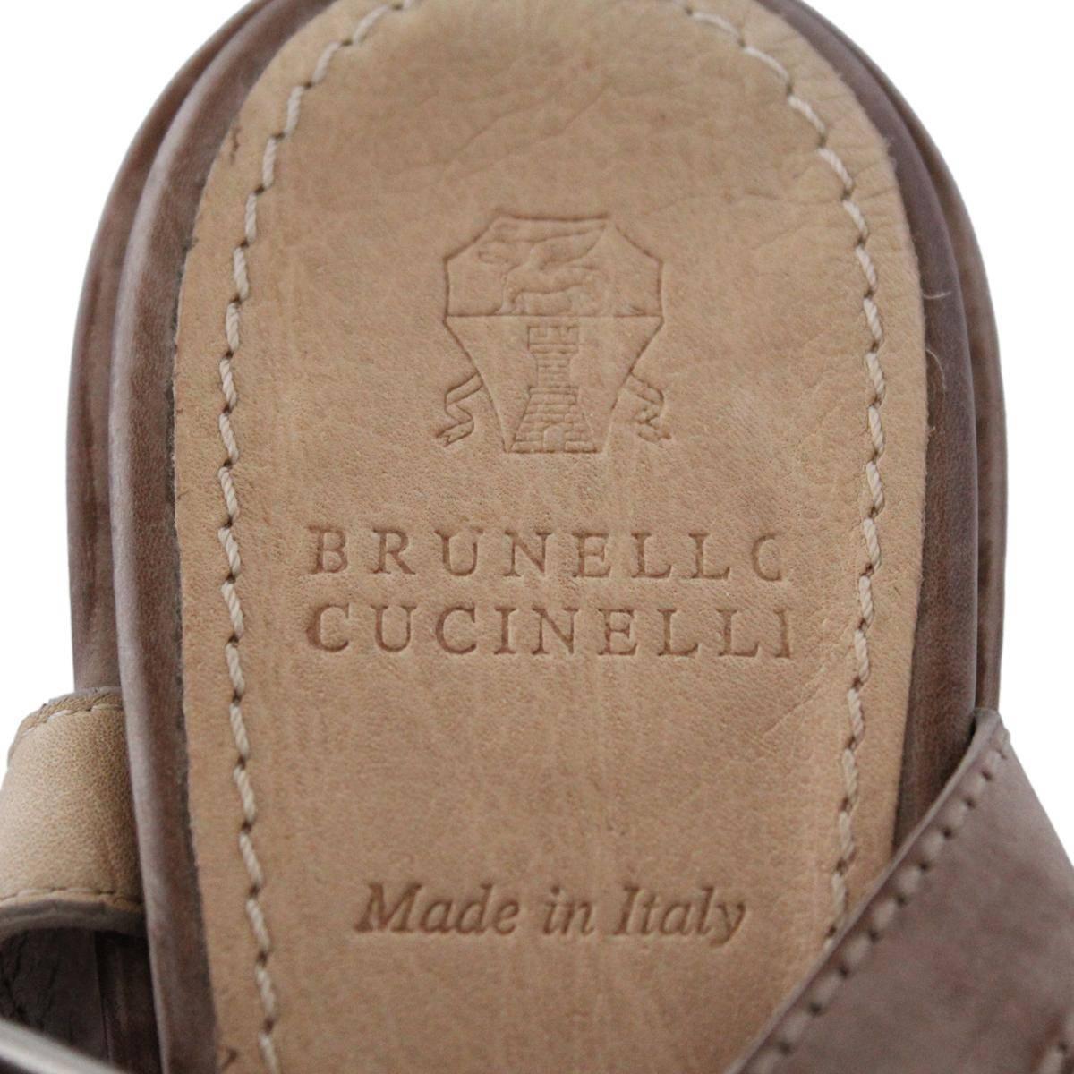 Women's Brunello Cucinelli Brass Sandal 39