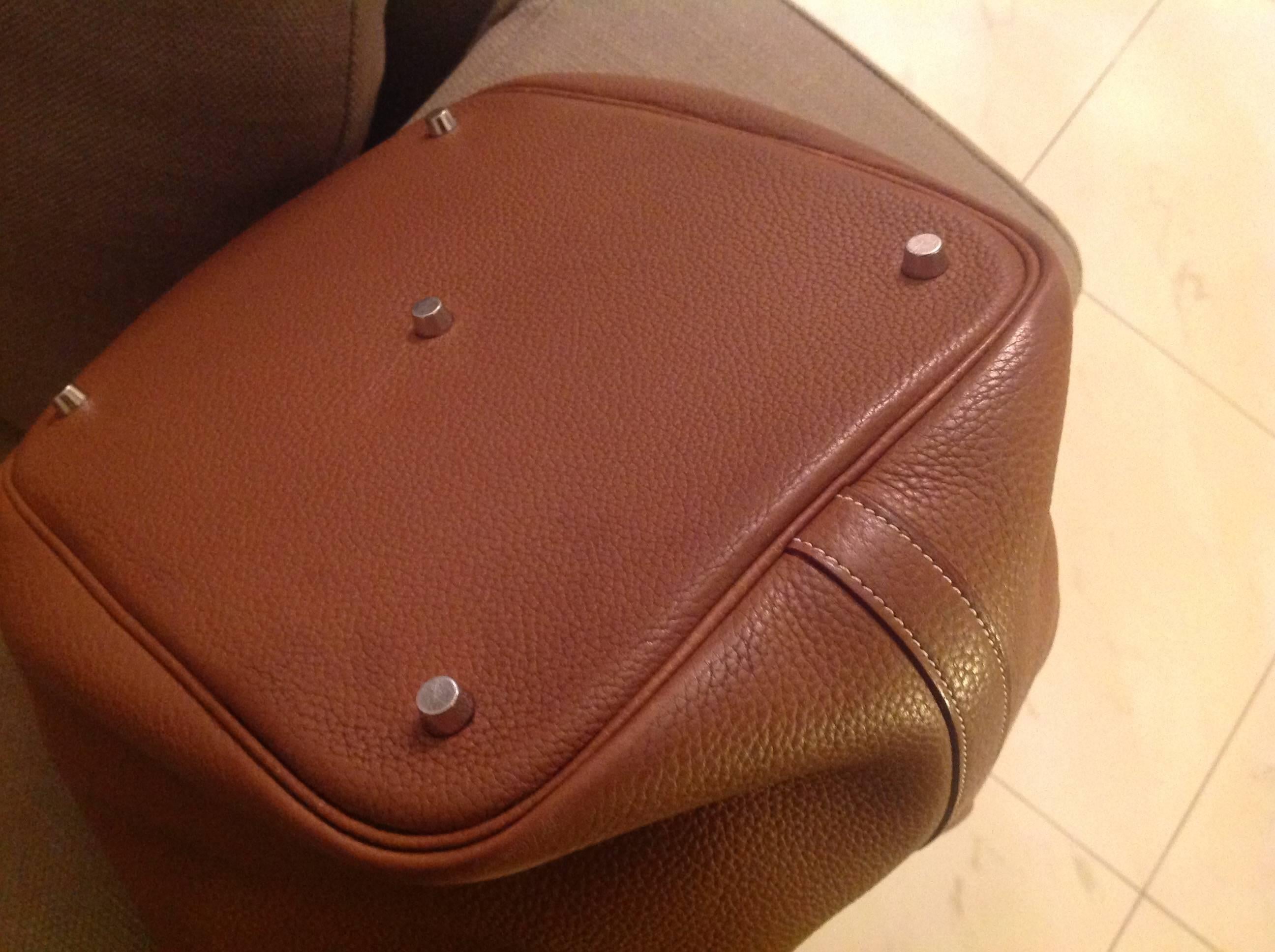 Hermes Clemence Leather Picotin GM Bag 2