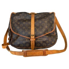 1990 Vintage Louis Vuitton Saumur Monogram