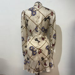 Raro abito in seta Alessandra Rich x Antonia Milano, modello Mouret, taglia IT 38 / FR 34