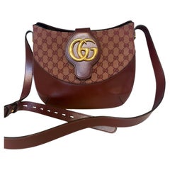 Gucci Arli GG Bordeaux Crossbody Bag