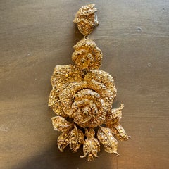 Carlo Zini Milano Golden Rose Large Pendants