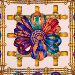 Hermès  'Les Rubans du Cheval' Silk Carré Scarf