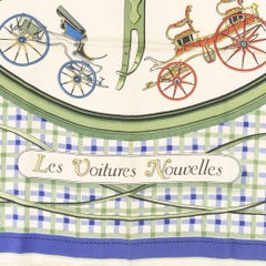 Hermès  'Les Voitures Nouvelles' Silk Carré Scarf