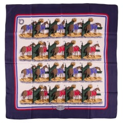 Hermès  'Martell Grand National' Silk Carré Scarf Special Edition