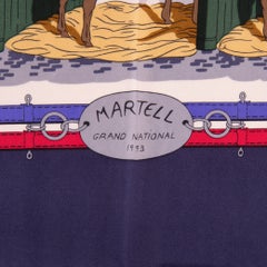 Hermès  'Martell Grand National' Silk Carré Scarf Special Edition
