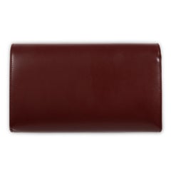 New Cartier Must de Cartier Burgundy Leather Wallet