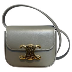 Céline Green Clay Mini Claude Bag