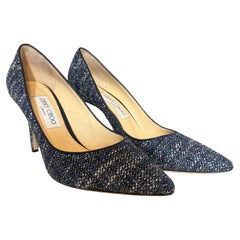 Escarpins Jimmy Choo « London Blue Jeans Tweed » IT 39