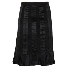 Dolce & Gabbana Lace Silk Skirt Size 40