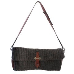 Brunello Cucinelli Wool and Sequins Bag