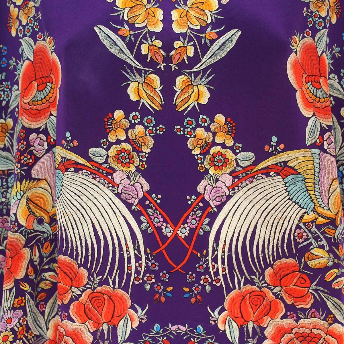 Roberto Cavalli Multicolored Silk Blouse In Excellent Condition In Gazzaniga (BG), IT