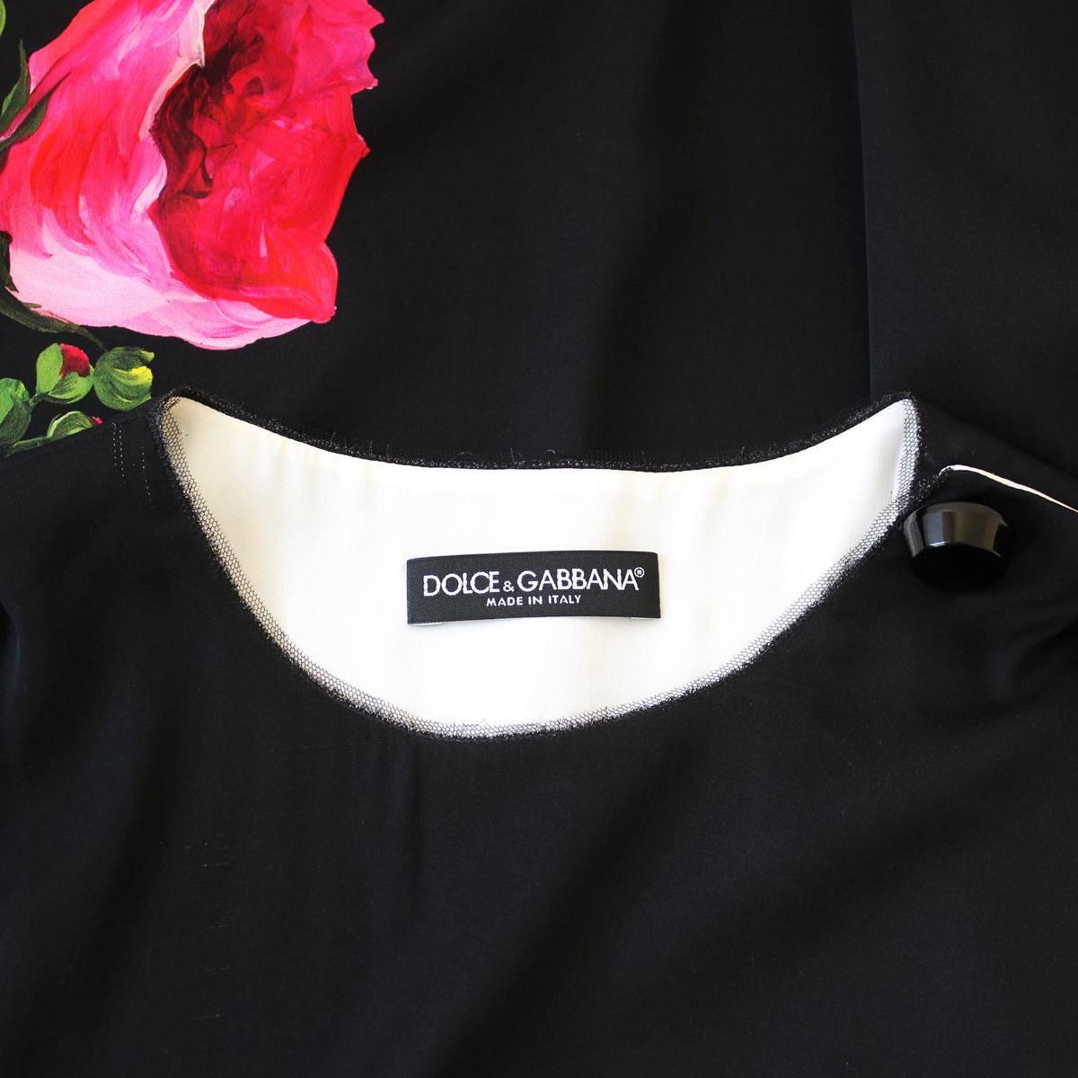 Women's Dolce & Gabbana Long Silk Floral Dress For Sale