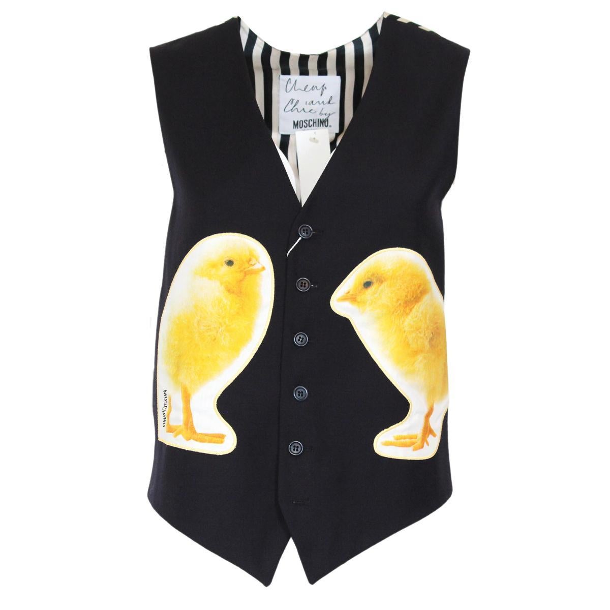 Moschino Vintage Vest, 1980s  For Sale