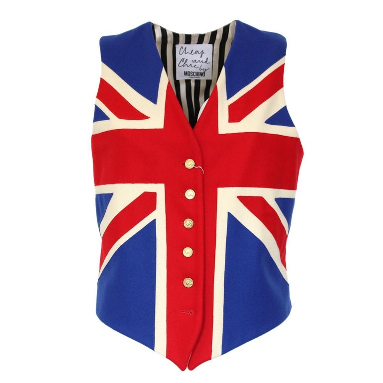 Moschino Union Jack Vest at 1stDibs