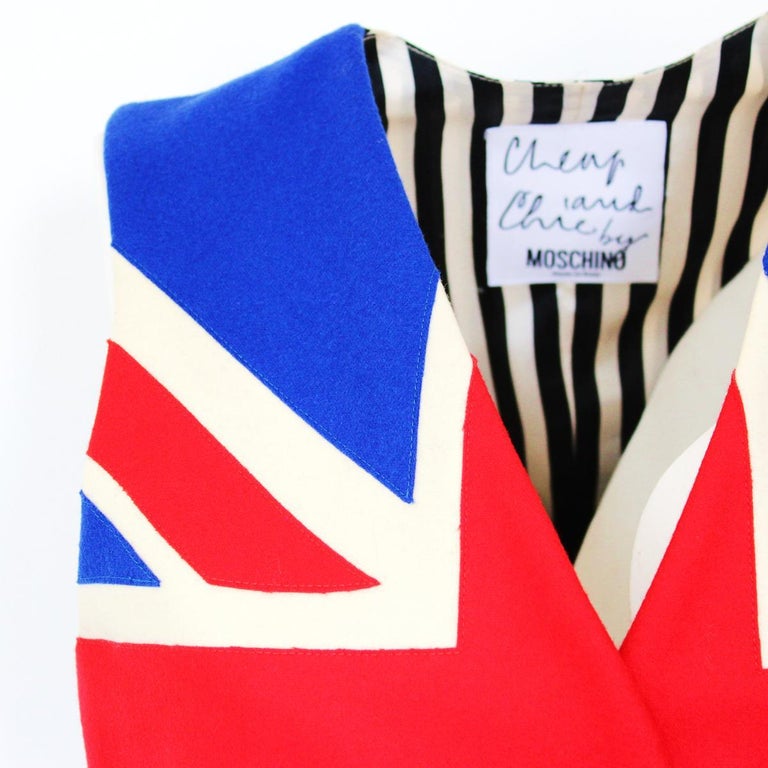 Moschino Union Jack Vest at 1stDibs