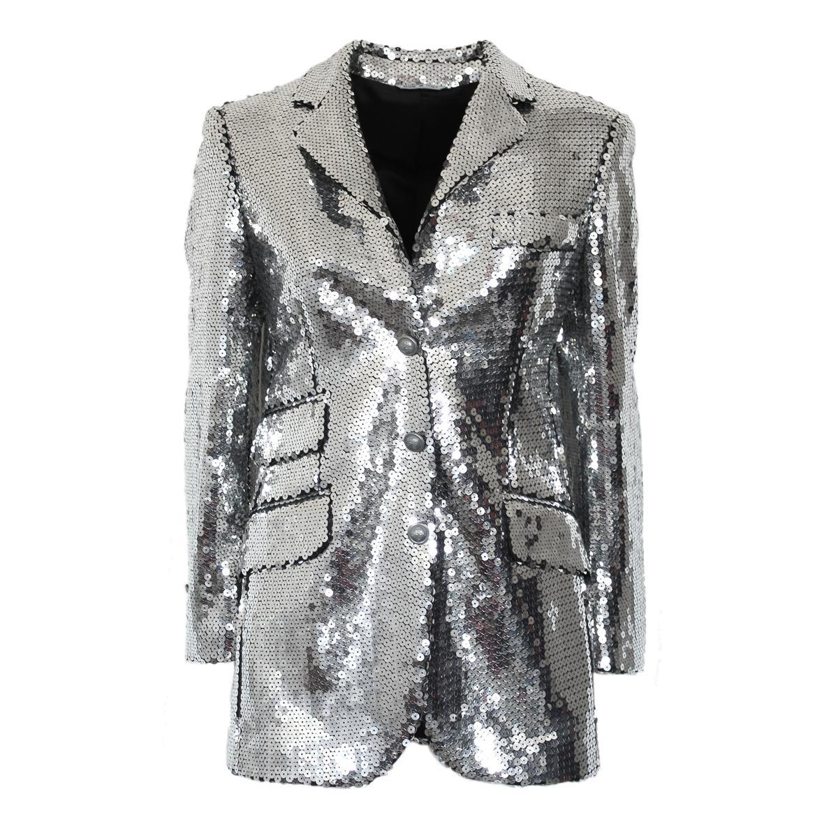 Moschino Silver Sequins Jacket, 1990s