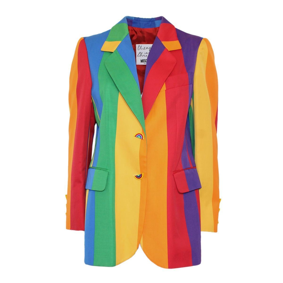 Rare & Iconic Moschino Rainbow Jacket