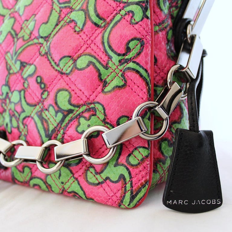 Marc Jacobs Electric Pink Floral Bag at 1stDibs marc jacobs it bag