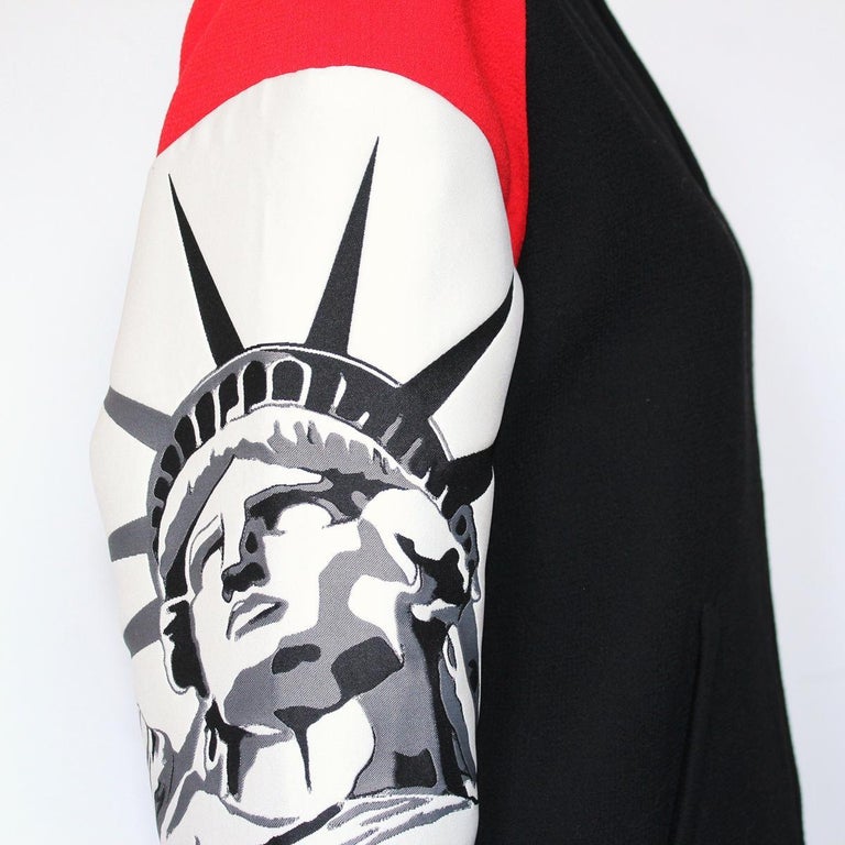 Women's Fausto Puglisi Statue of Liberty Bomber IT40 For Sale