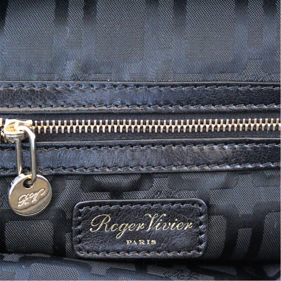 Roger Vivier Black Leather Bag 1
