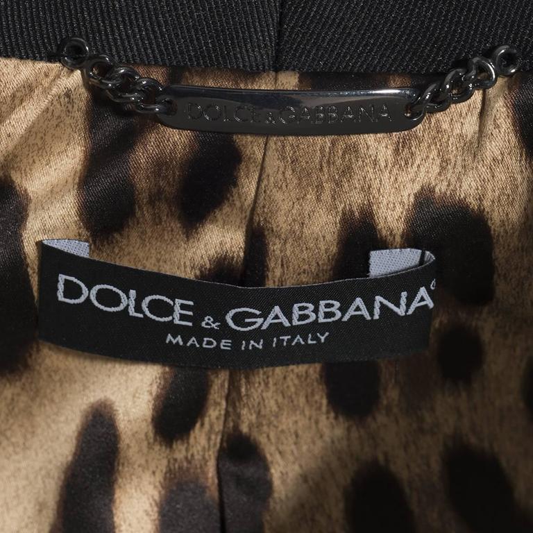 Dolce&Gabbana Black Evening Jacket For Sale at 1stDibs