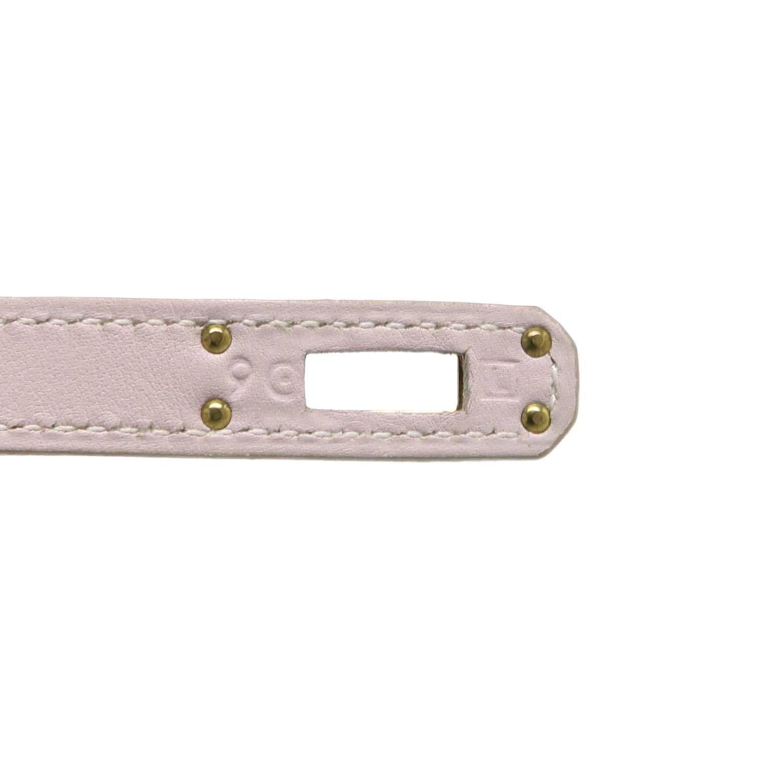 Hermes Kelly Danse Rose Dragee Swift Gold Hardware 2