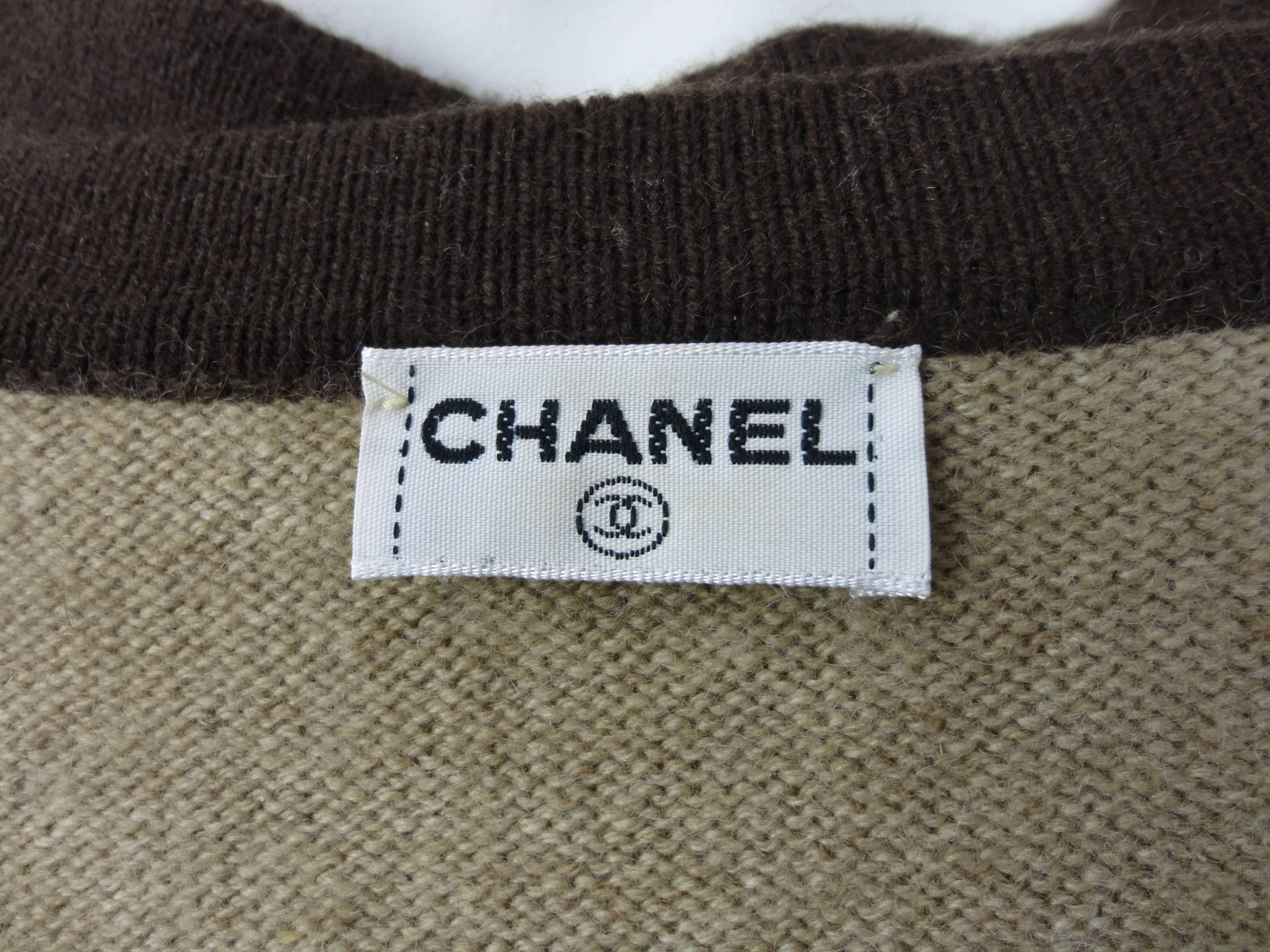 1990s Chanel 100% Cashmere Cardigan Top Twinset 4