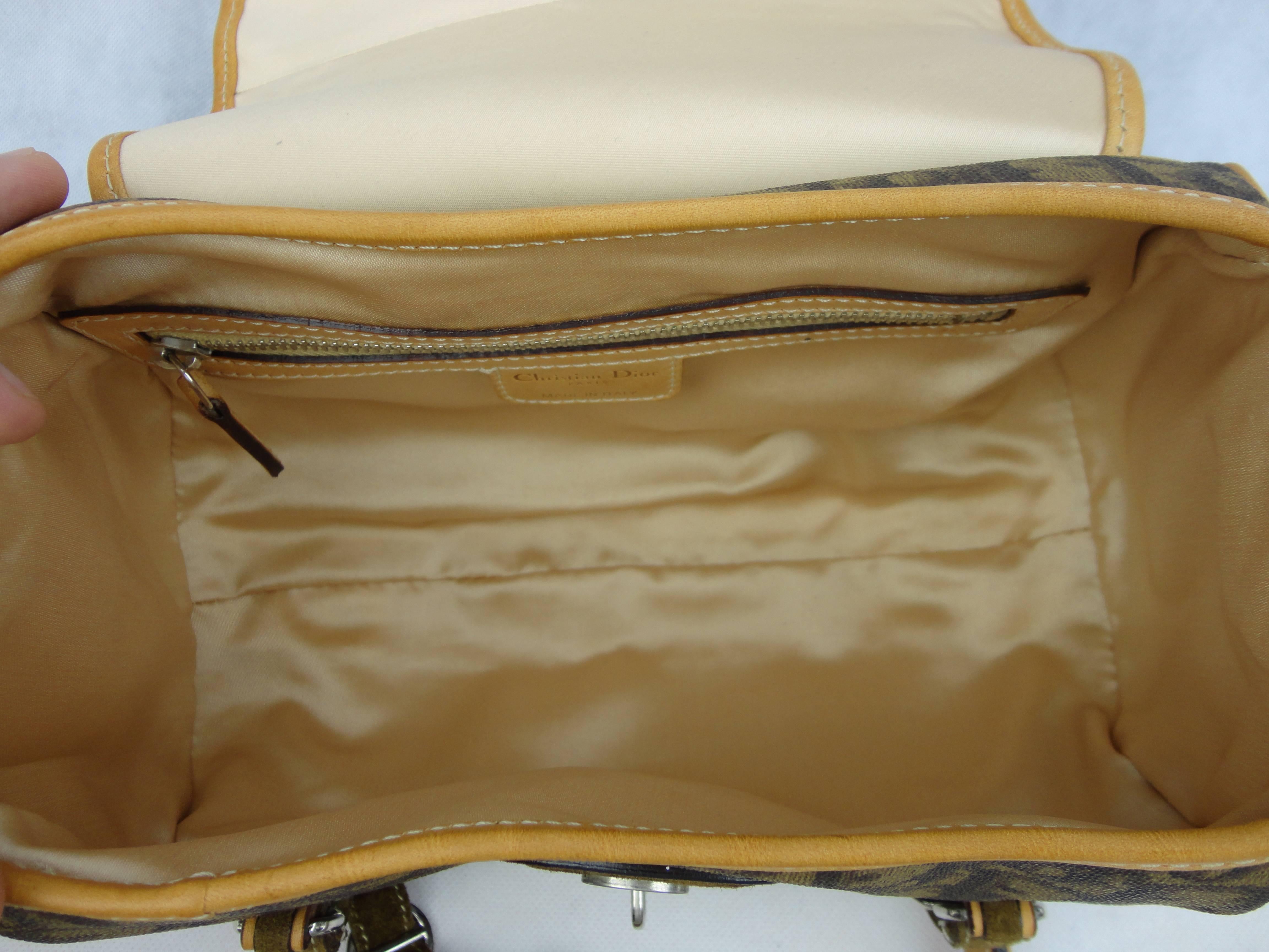 Christian Dior Monogram Romantic Trotter Flap Bag 2