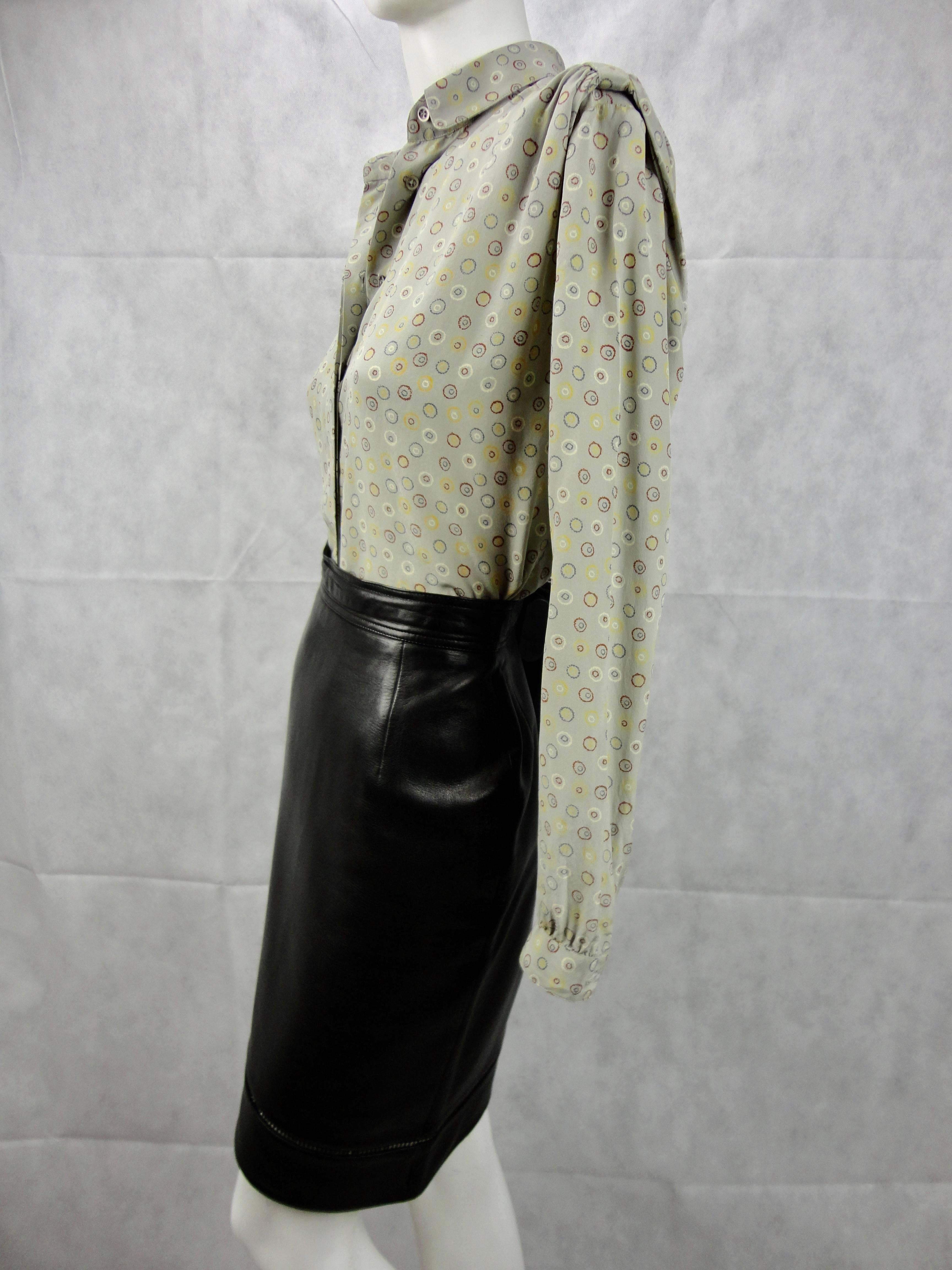 dior silk blouse
