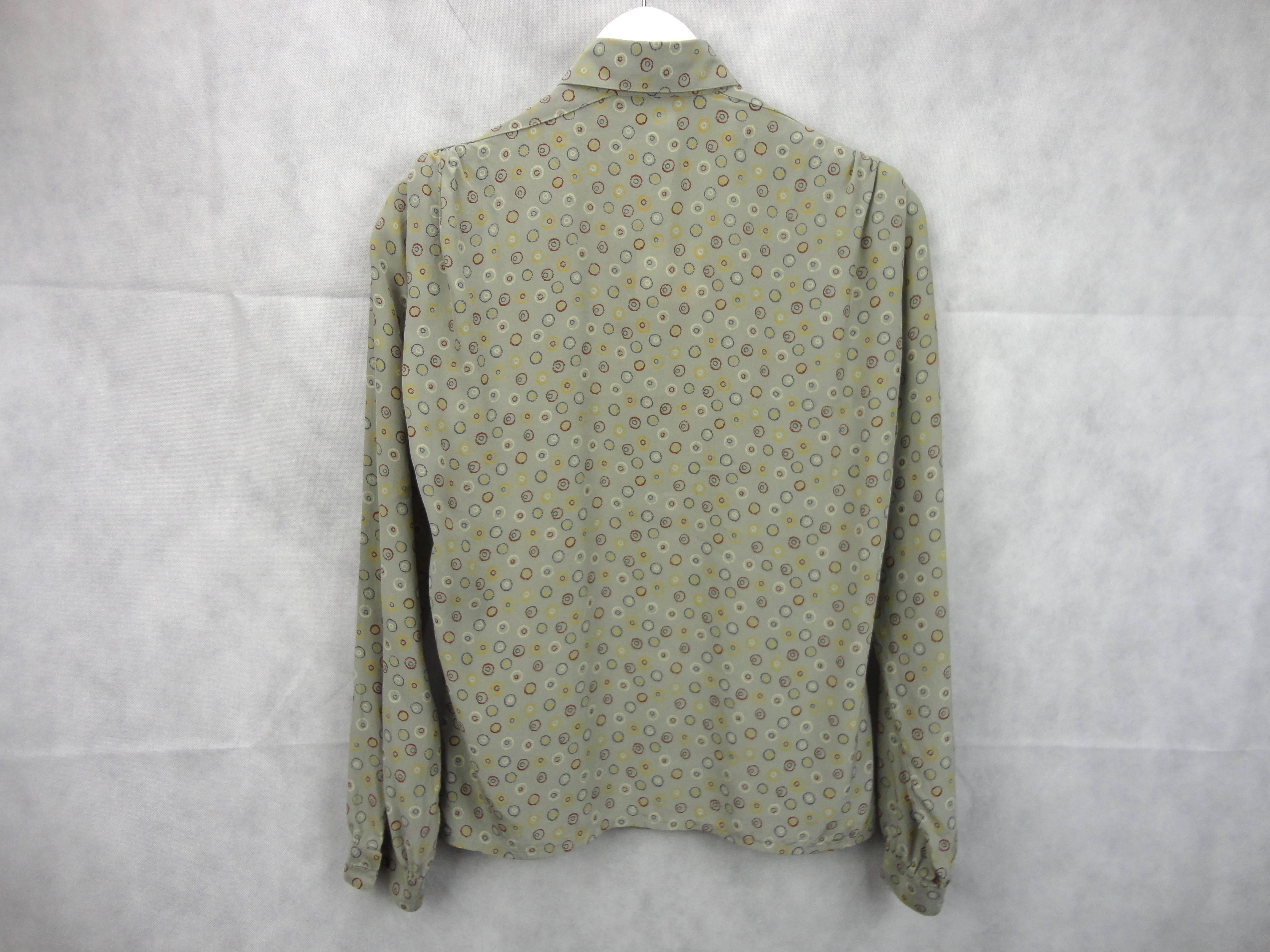 christian dior silk shirt vintage