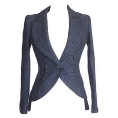 CHANEL jacket superb shaping gorgeous fabric 36 4 / 6