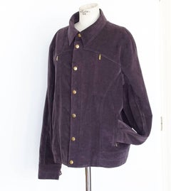 Zilli Men's Amethyst Jacket Small Pin Whale Corduroy  60