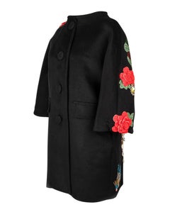 Libertine Limited Edition Rear Skull Embellished Unisex Black Coat New S